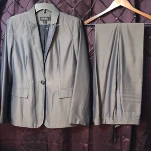 Denim Look Blue 2 Piece Suit